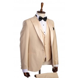 Costum ceremonie bej nisipiu